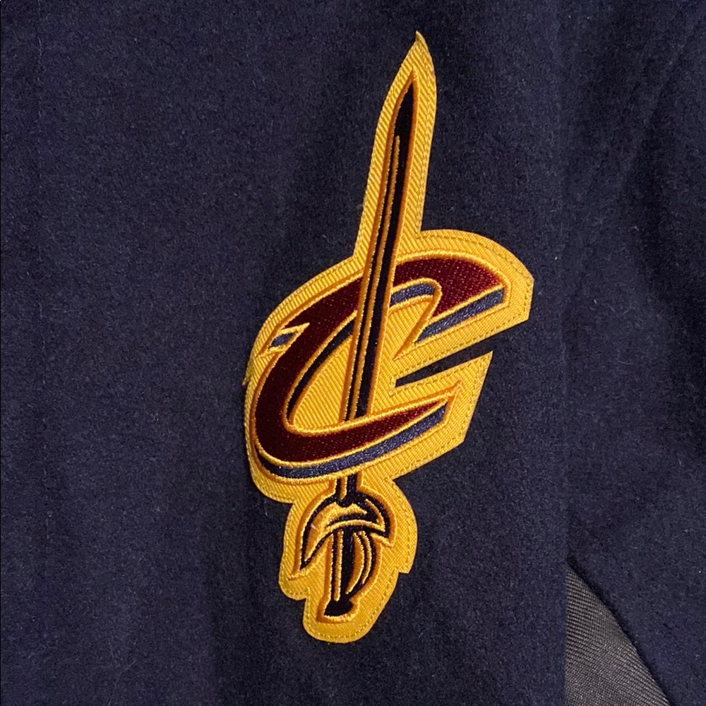 Navy Blue Varsity Jacket - Picture 2 of 6